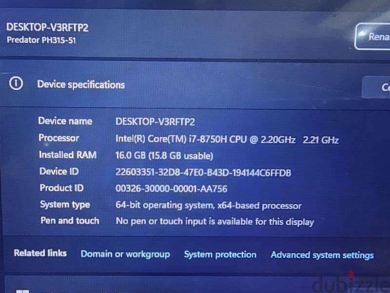 Acer Laptop Predator Helios 300 Used 5