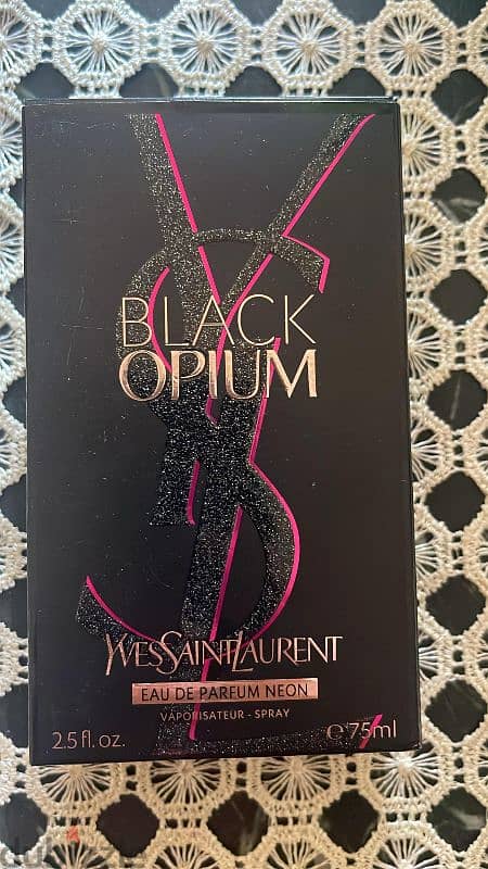 yves saint laurent black opium eau de parfum neon 75ml 0