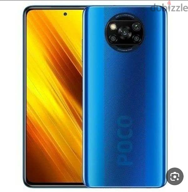 موبايل Poco x3 pro   للبيع حاله جيده مساحه 256 رامات 8+5 1