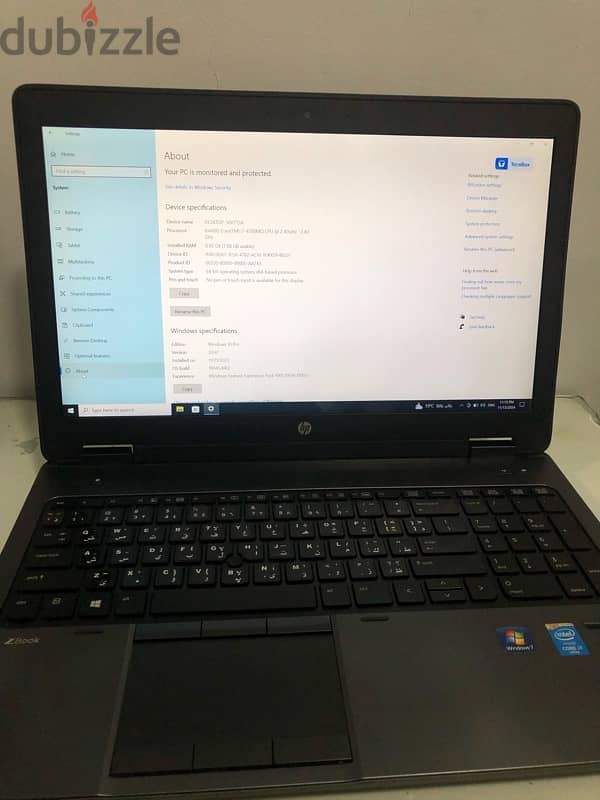 HP Zbook G2 workstation -HP اتش بي i7-4700MQ 1