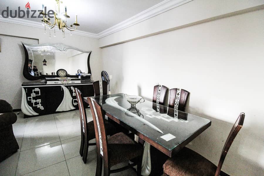 Furnished apartment for rent, 170 meters, Marseilia Montazah Compound - 15,000 EGP per month 2