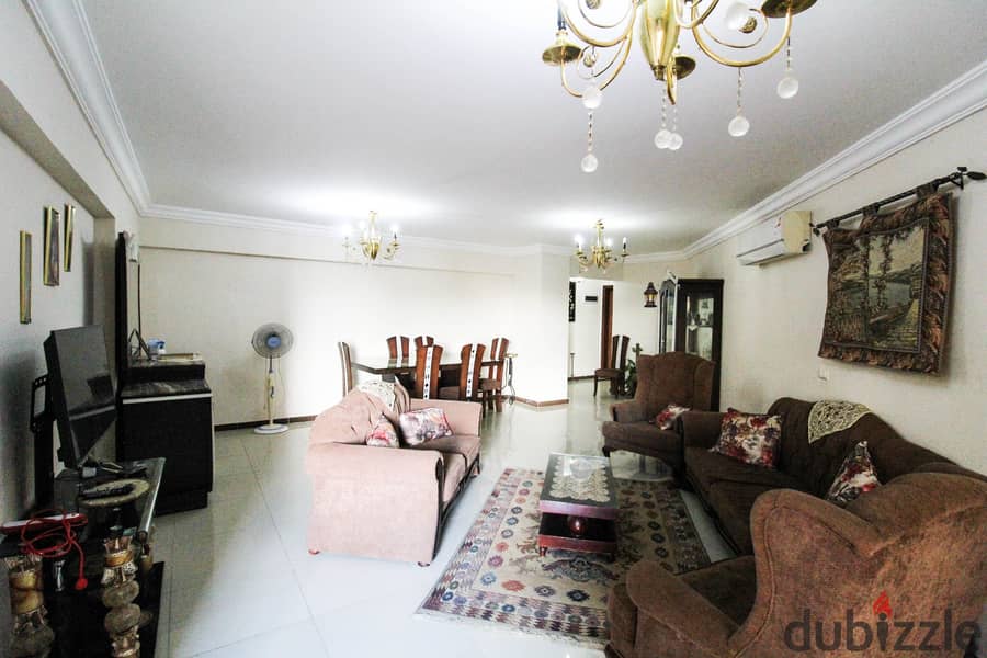 Furnished apartment for rent, 170 meters, Marseilia Montazah Compound - 15,000 EGP per month 4