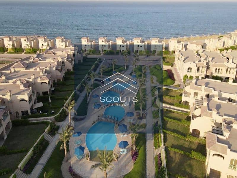 Chalet for sale, first row on the sea, Super Lux finishing, ready for inspection, in La Vista 6, Ain Sokhna, Suez Road, La Vista 6, Ain Sokhna, Suez 4