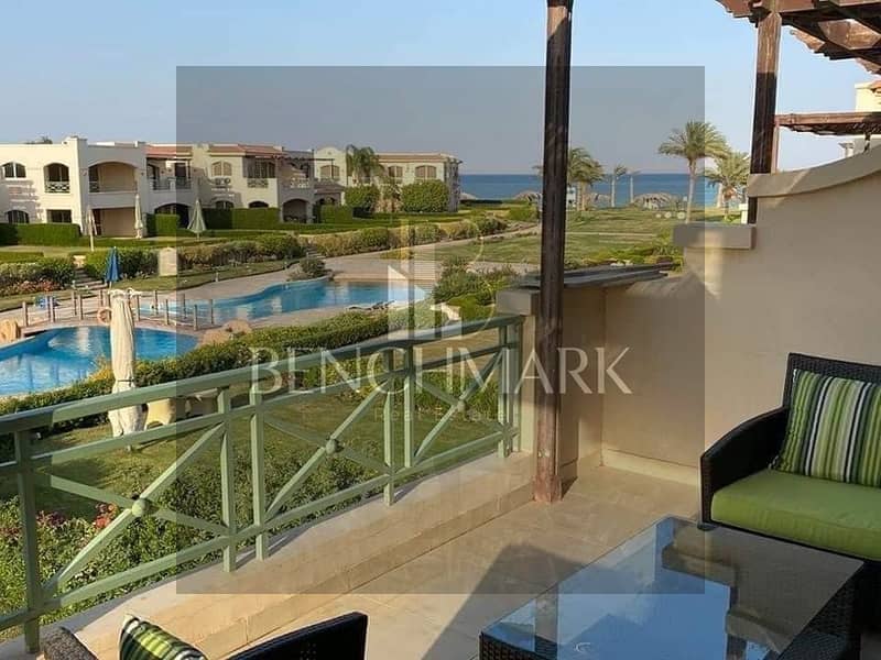 Chalet for sale, 150 meters, sea view, immediate delivery, in La Vista 6 Village, Ain Sokhna, next to Porto, fully finished, cash or installments 4