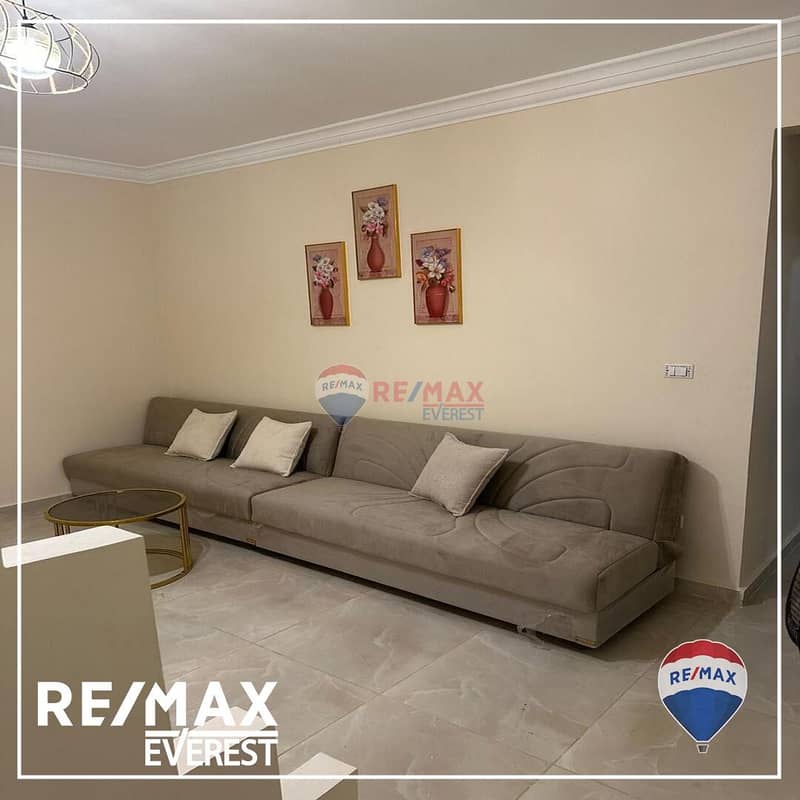 Furnished ground apartment for rent in AL-Khamayel 2