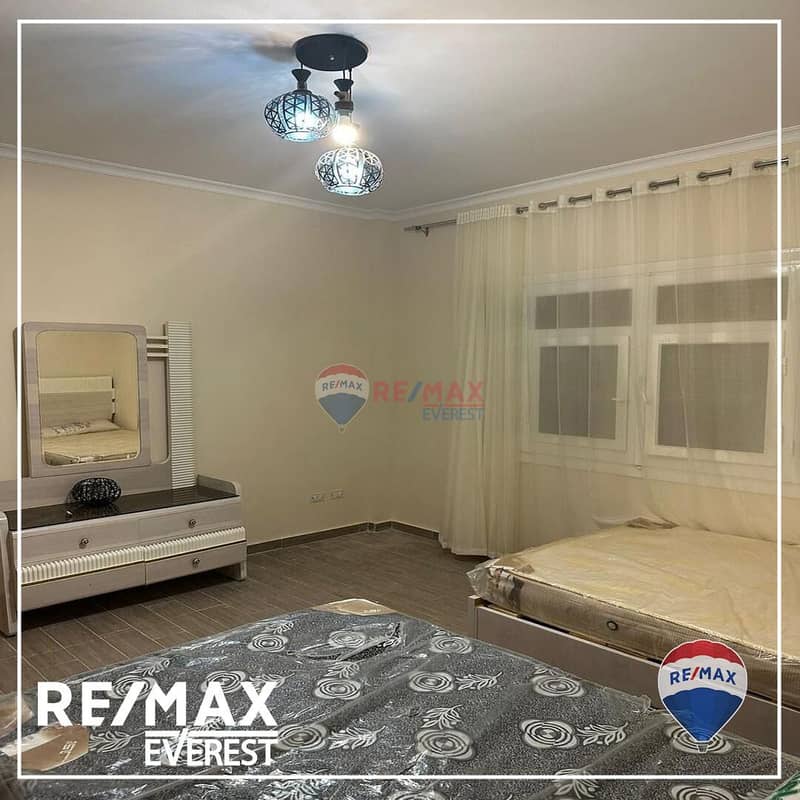 Furnished ground apartment for rent in AL-Khamayel 4