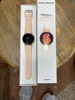 Galaxy Watch 5 sport 40M Pink كالجديدة 0