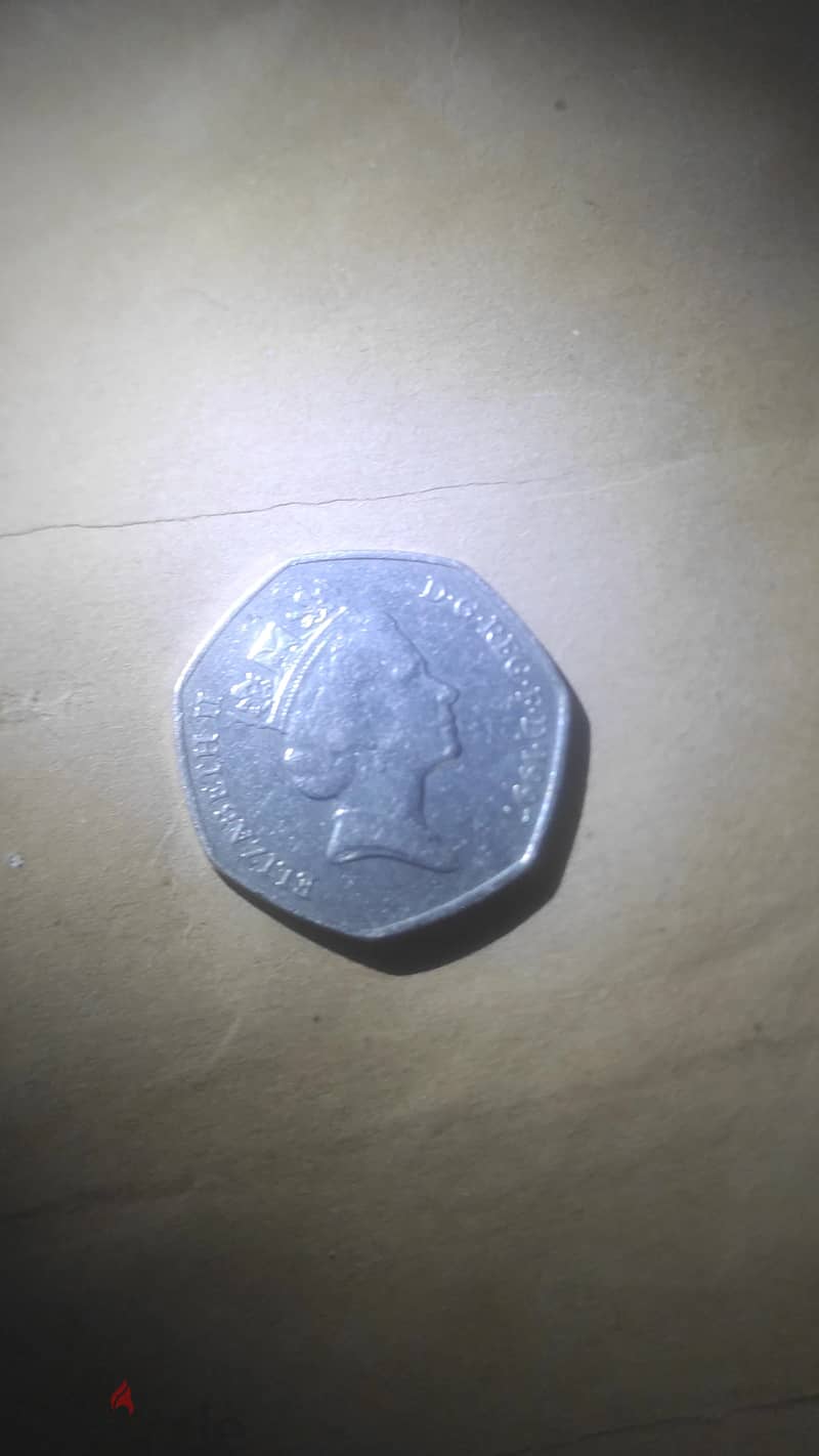 Fifty england pence 0