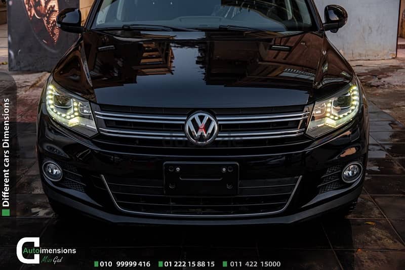 Volkswagen Tiguan 2015 بحالة الزيرووو فبريكة بالكامل 3