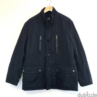 HUGO BOSS blue black JACKE men’s TABOX FAR-BE SCHWARZ Size 48 large