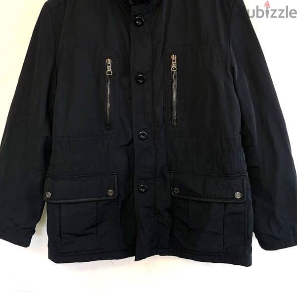 HUGO BOSS blue black JACKE men’s TABOX FAR-BE SCHWARZ Size 48 large 2