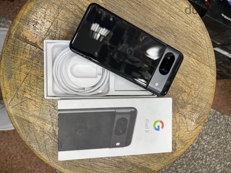 Google Pixel 8 5G 256G Black كالجديد 0