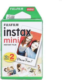 Fujifilm Instax Mini Photo Paper (White, 10 Sheets) 0