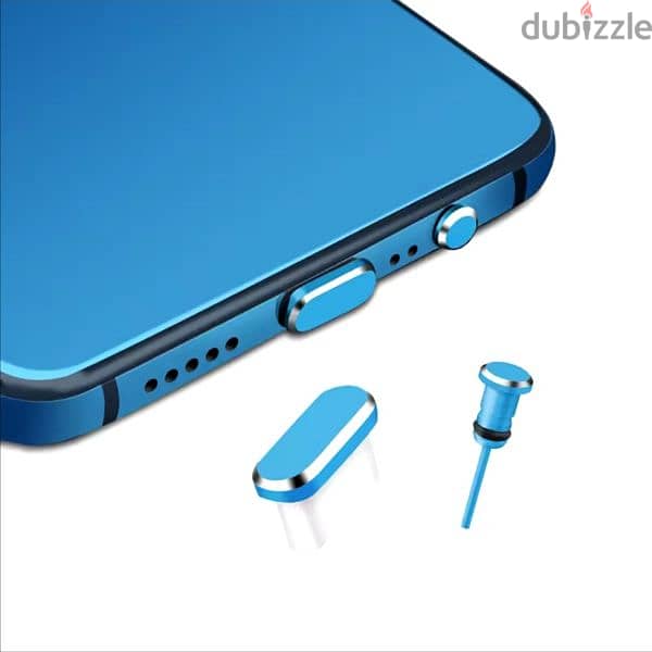 Metal anti-dust plug for type C ports  & Anti-dust 3.5mm earphone plug 2