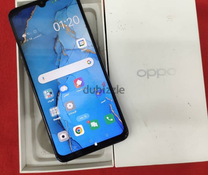 موبايل OPPO رينو 3 معه العلبه فقط مغير شاشه كويسه عاديه 8