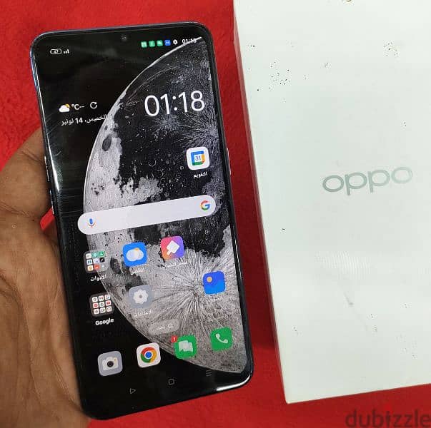 موبايل OPPO رينو 3 معه العلبه فقط مغير شاشه كويسه عاديه 10