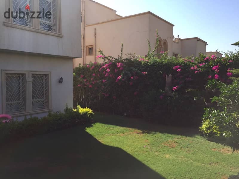 Villa for rent, furnished, annual contract, Greens View Compound, open to Zayed Lake 0