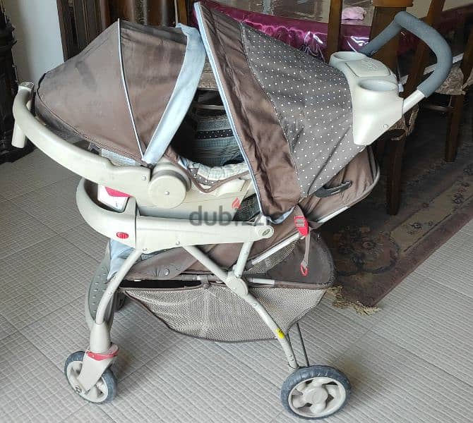 Even flo stroller and car seat 1