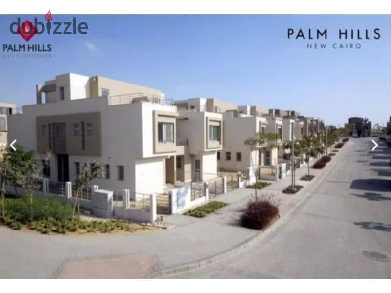 Townhouse for sale, 226 meters, delivery soon, lowest down payment and lowest market price in Palm Hills, New Cairo 10