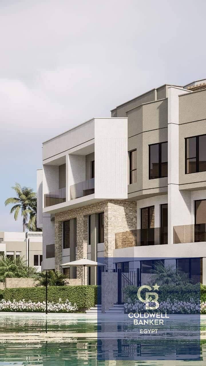 Townhouse 320 m for sale in installments in Isola Villas Compound, installments over 6 years without interest 0