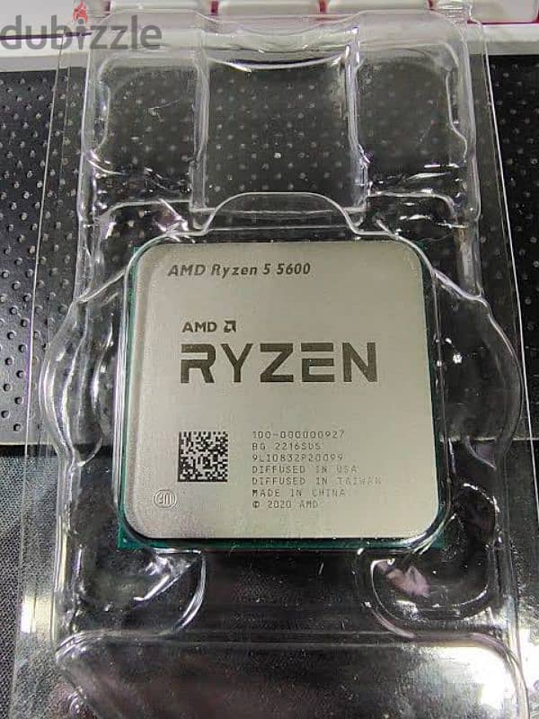 Ryzen 5 5600 متبرشم جديد للبيع 0