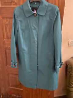 blue knee lenght Debenhams coat size 12 from uk 0