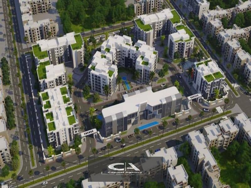 Apartment for sale in private garden, double view, finished, in the heart of the Fifth Settlement, with a 40% cash discount - Revali, with a 15% DP 4