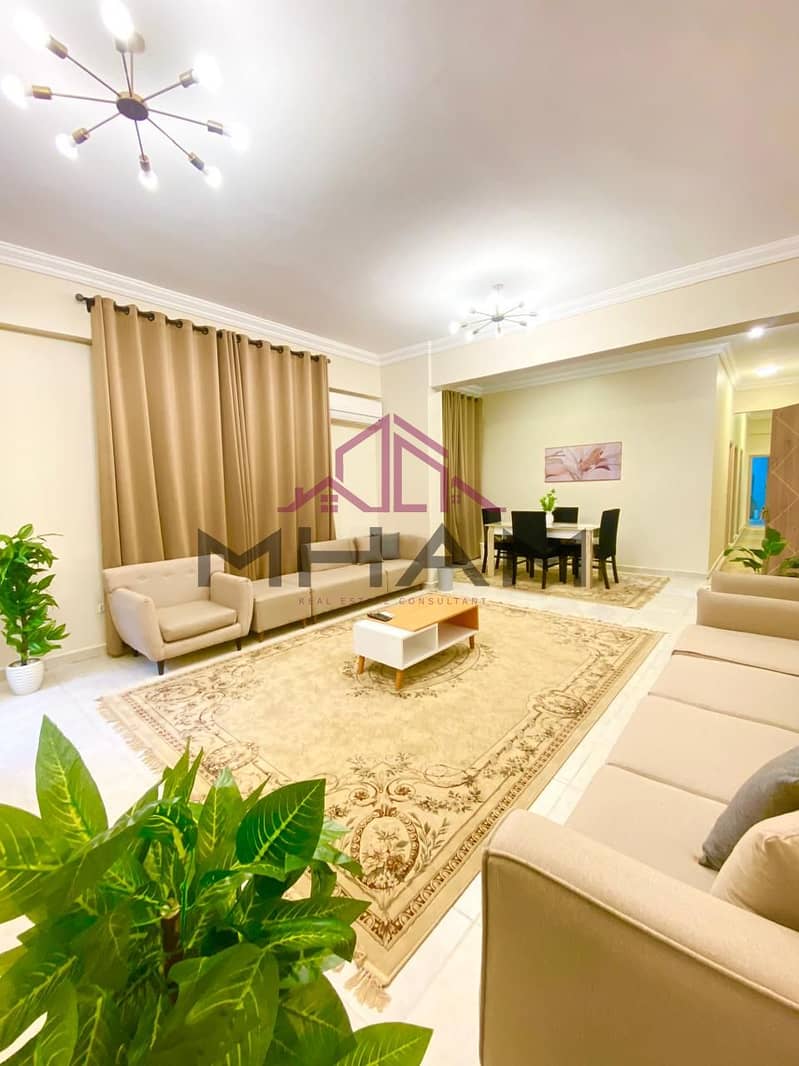 Furnished apartment for rent, 220 square meters, in the North Advisors Compound - Fifth Settlement 0