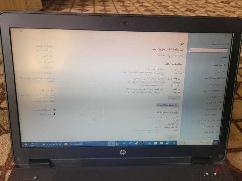 لابتوب hp zbook g2 بحالة ممتازة 8