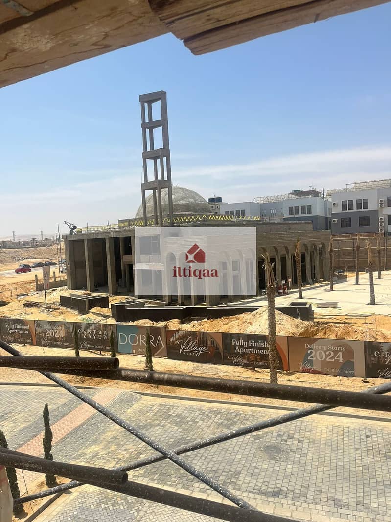 Town House fully finished with lowest price  delivered 2 years 270 m 4BD in Village west El Sheikh Zayed by dorra near 26 of july corridor 15