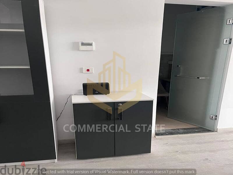 Furnished Office at Leven Square for Rent 114m-مكتب مفروش للايجار 11