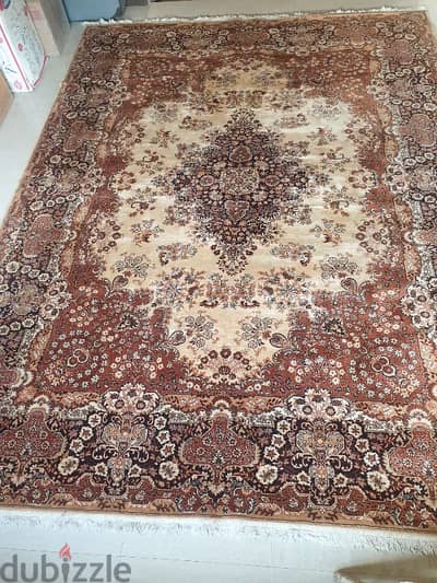 Carpet 4x3 m, natural pure wool سجادة صوف طبيعي ٤*٣ متر