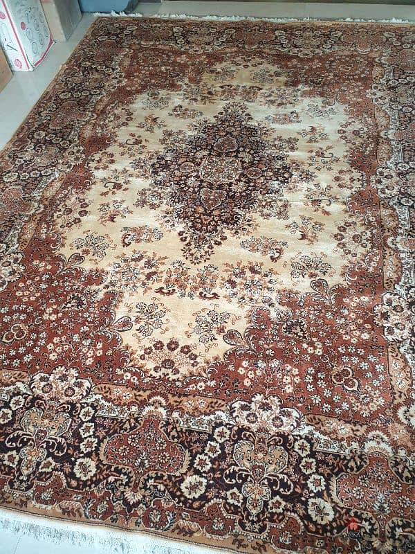 Carpet 4x3 m, natural pure wool سجادة صوف طبيعي ٤*٣ متر 2