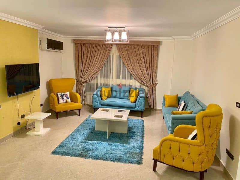 شقة مفروشة للإيجار زهراء المعادي Furnished apartment for rent in Maadi 0