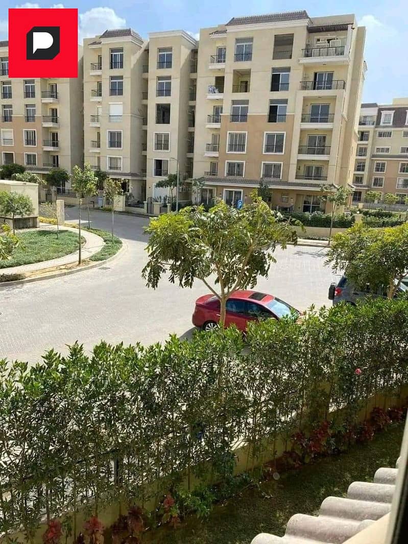 Apartment for 4 million 700 for sale in Sarai Compound, repeated floor, open view, directly next to Madinaty, on the Suez Road, Sarai _mnhd 0