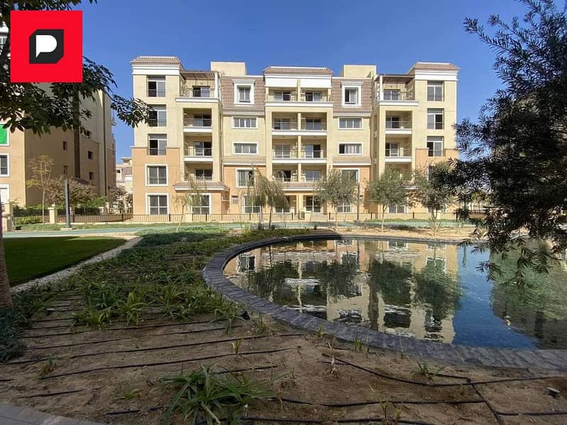 Apartment for 4 million 700 for sale in Sarai Compound, repeated floor, open view, directly next to Madinaty, on the Suez Road, Sarai _mnhd 1