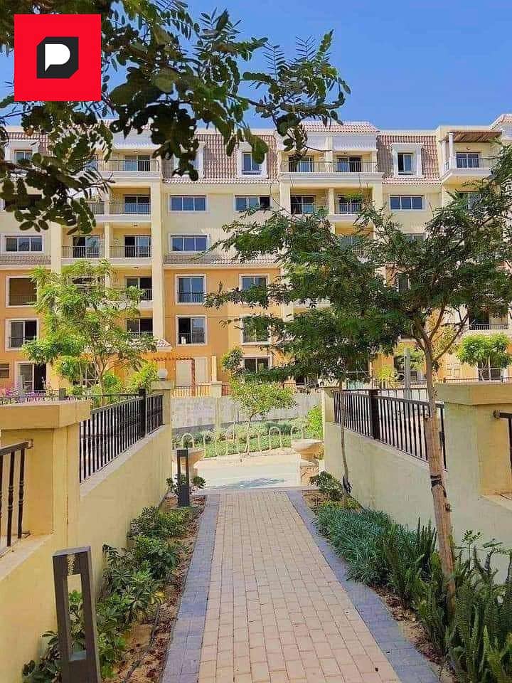 Apartment for 4 million 700 for sale in Sarai Compound, repeated floor, open view, directly next to Madinaty, on the Suez Road, Sarai _mnhd 2