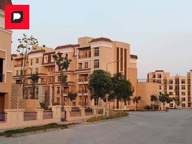 Apartment for 4 million 700 for sale in Sarai Compound, repeated floor, open view, directly next to Madinaty, on the Suez Road, Sarai _mnhd 4