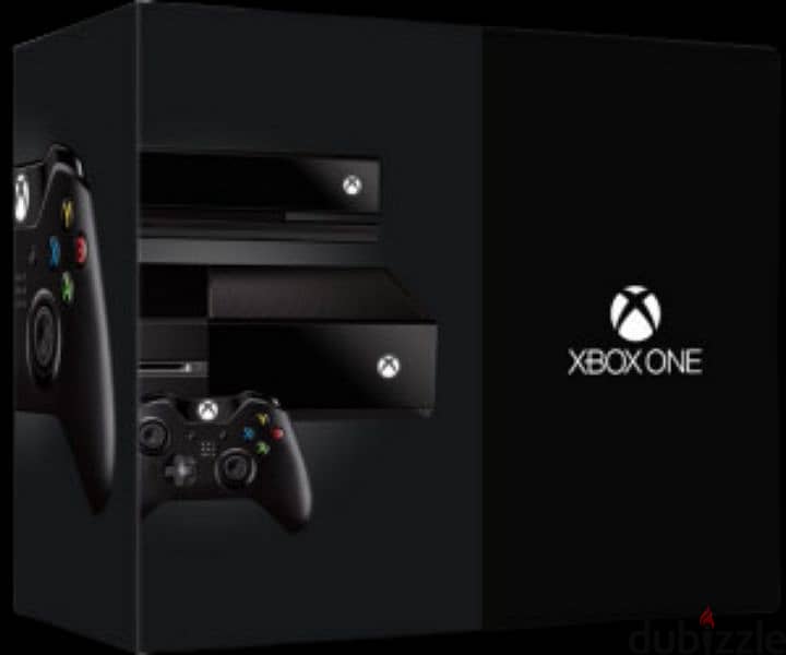 Xbox One كسر زيرو معاه اتنين زراع واربع العاب اسطوانات وكا ميرا 0