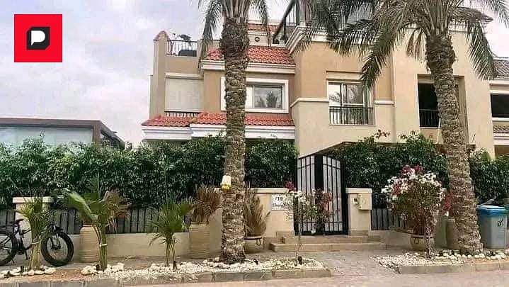 Villa for sale very independent corner with a private garden Butterfly Mostakbal City near Rehab and Madinaty, and minutes from AUC with 43% discount 0