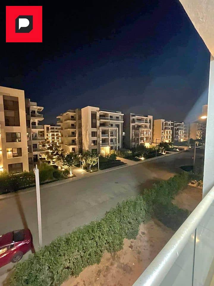 Apartment for sale in The Crest Compound Fifth Settlement next to Rehab and the American University fully finished with a panoramic view landscape 14