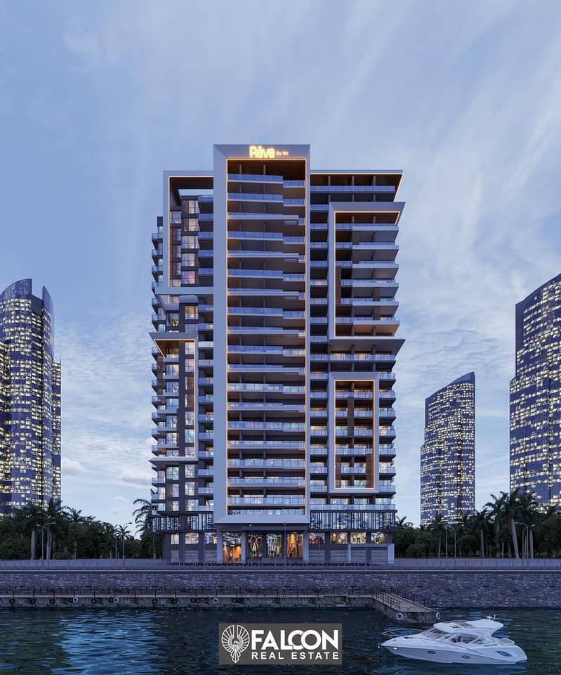 Managed by Hilton Full Nile view apartment fully finished with air conditioners for sale in Maadi Nile Pearl Towers 7