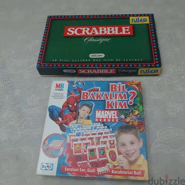 Scrabble + Guess Who game 0