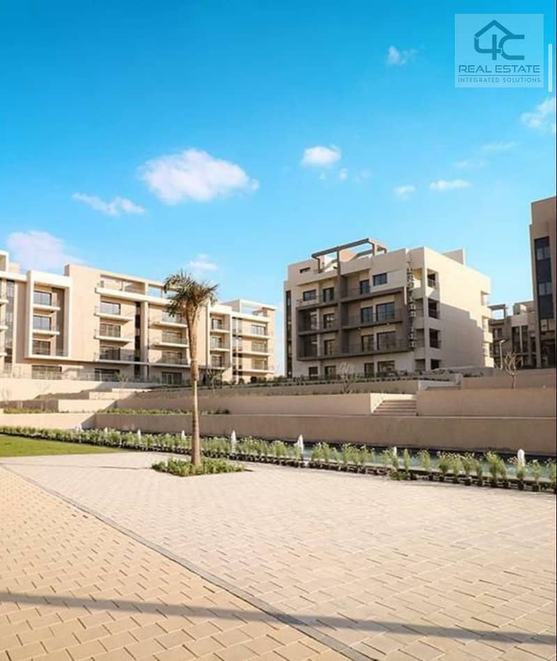 The lowest total price for the largest area in the compound from owner apartment fully finished 4 bedroom for sale in Fifth Square in Golden Square 2