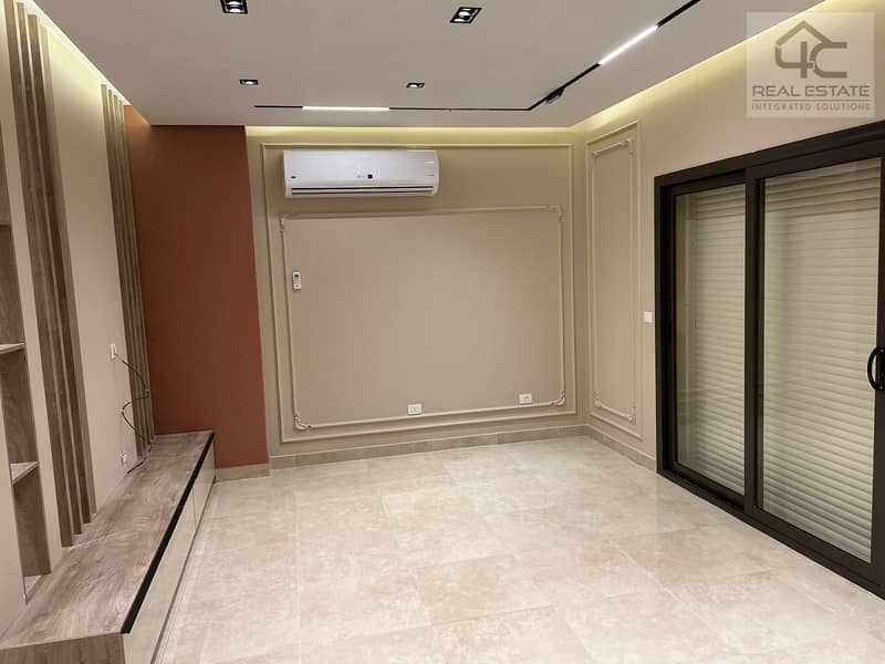 The lowest total price for the largest area in the compound from owner apartment fully finished 4 bedroom for sale in Fifth Square in Golden Square 6