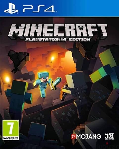 Minecraft شريط ماين كرافت ps4 0