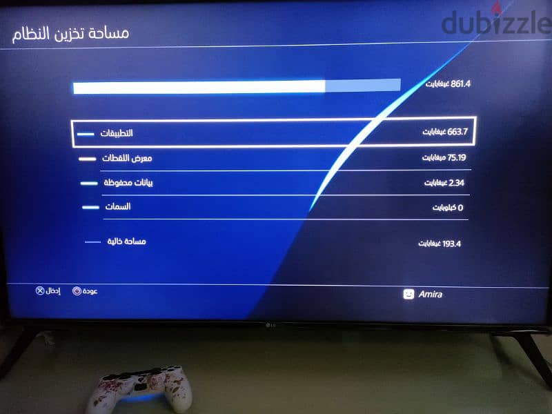 ps 4 pro متعدل سوفت 9:00 بحالة ممتازة ومعاه هدايا 2