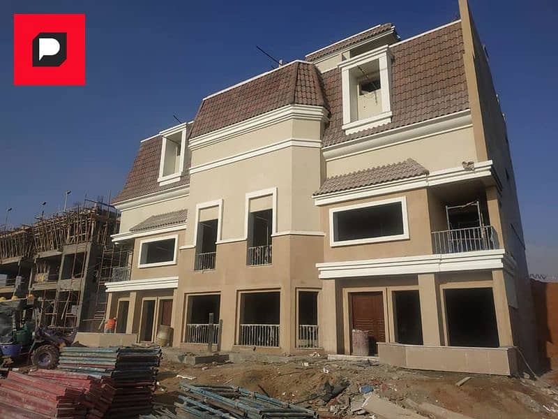 villa with the lowest monthly installment for sale in Sarai Compound next to Madinaty in the last stage of Sarai New Cairo _mnhd 2