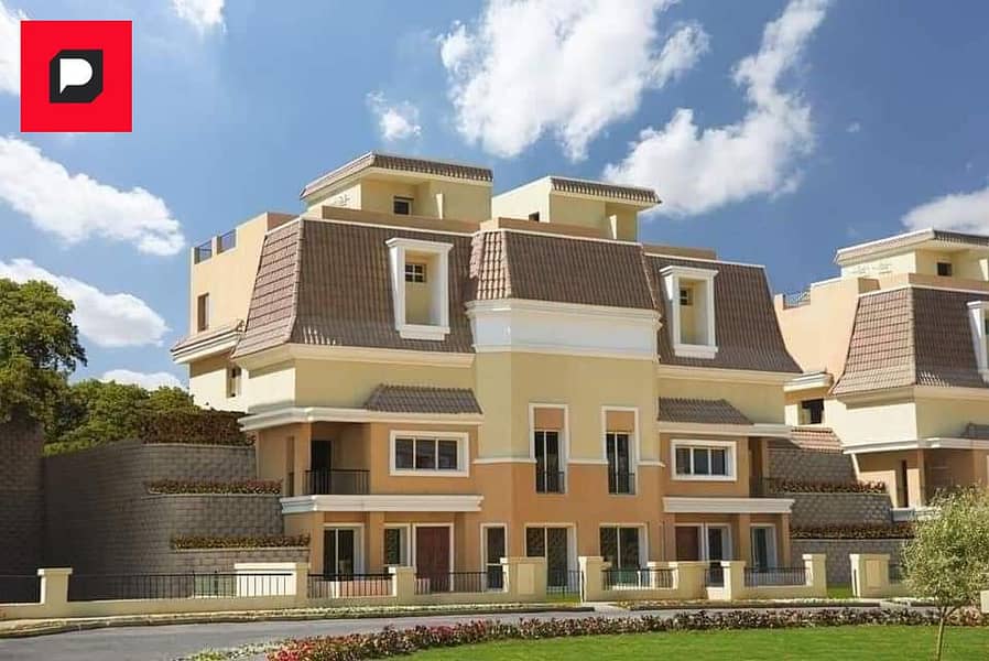 villa with the lowest monthly installment for sale in Sarai Compound next to Madinaty in the last stage of Sarai New Cairo _mnhd 4