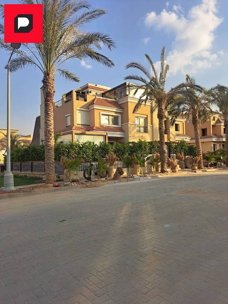 villa with the lowest monthly installment for sale in Sarai Compound next to Madinaty in the last stage of Sarai New Cairo _mnhd 7